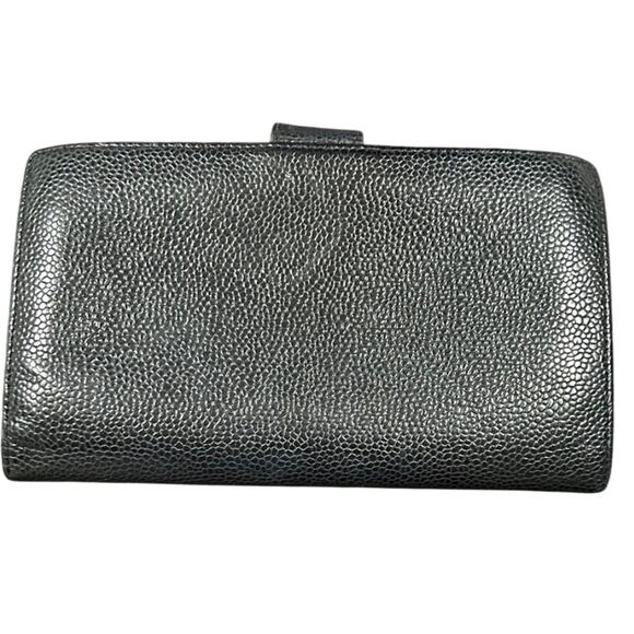 Chanel Vintage Timeless CC Cavier Leather Kisslock Wallet with Hologram - Picture 2 of 8